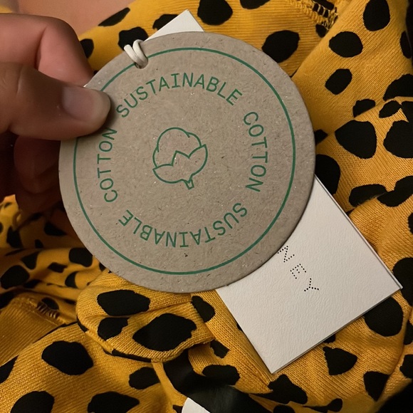 Stella McCartney Kids Baby Cheetah Print Zip Up Hoodie Size 3 months - Picture 4 of 5